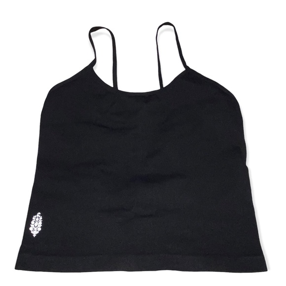 NEW! Free People Strappy Back Tighten Up Tank Top - XS/S - Black - Picture 3 of 6
